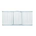 Safetots Extra Tall Curved Top Safety Gate, 197Cm - 206Cm, Matt Grey, Extra Tall 100Cm In Height, Pressure Fit Stair Gate