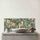 Chilling In The Branches Glass Bathroom Splashback