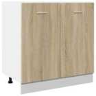 vidaXL Bottom Cabinet Lyon Sonoma Oak 80X46X81.5cm Engineered Wood