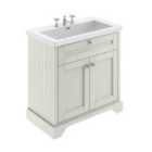 Hudson Reed Old London 800Mm 2-door Unit & Contemporary Fireclay Basin 3Th - Timeless Sand