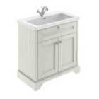Hudson Reed Old London 800Mm 2-door Unit & Contemporary Fireclay Basin 1Th - Timeless Sand