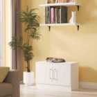 Welcome Furniutre Worcester Compact 2 Door Tv & Media Unit - Ready Assembled