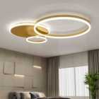 Garden Sanctuary Classic Loops Energy Efficient LED Ceiling Light - Gold