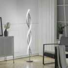 Garden Sanctuary Freestanding 60W Modern LED Floor Lamp 150cm - White