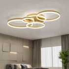 Garden Sanctuary Classic Golden Loops Energy Efficient LED Ceiling Light 110x75cm - Gold