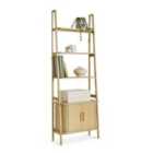 Vonhaus Landos Angled Shelf Bookcase