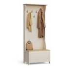 Vonhaus Ash Hall Storage Valet - Off-White