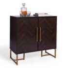 Vonhaus York Dark Wood Sideboard