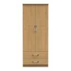 Welcome Furniutre Devon 2 Door 2 Drawer Wardrobe - Ready Assembled