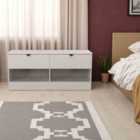 Ready Assembled Bora 2 Drawer Openshelf Bed Box
