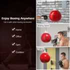 Costway Water Punching Bag With Water Injector And Hanging Accessories-red