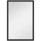 HOMCOM 60x40cm Wall Bathroom Mirror -Black