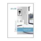 Nielsen Classic Aluminium Picture Frame 60X80Cm With Float Glass And Push And Turn Clips - Polished Silver