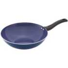 Judge Ceraglide, 28cm Woks, Non-Stick, Blue