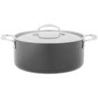 Stellar Hard Anodised, 24cm Casserole, 5L, Non-Stick