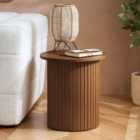 Birlea Axel Fluted Side Table
