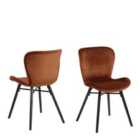 Furniture To Go Batilda Dining Chair In Copper Set Of 2