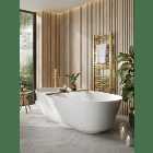 Naturepanel Hydrolock Tongue & Groove Woodslat Bleached Cuneo Oak Laminate Wall Panelling - 2700 x 598 x 11mm