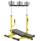 Sportnow Vertical Leg Press Machine, Leg Extension Machine, 300 Kg Capacity