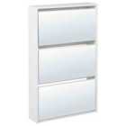 Beliani Shoe Storage Cabinet MIDFIELD White