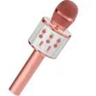 Easy Karaoke Bt Wireless Microphone With Speaker - Rose Gold