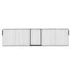 Safetots Premium Extra Tall Room Divider, Up To 370Cm Wide, Black, 105Cm Tall, Multi Panel Barrier For Baby And Toddler