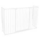 Safetots Extra Tall Multi Panel Fire Surround, 51Cm Deep X 164Cm Wide, White, 105Cm High, Baby And Toddler Fire Guard
