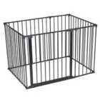 Safetots Premium Multi Panel Play Den, 72Cm X 105Cm, Black, 70Cm High, Baby Playpen, Play Den For Toddlers, Large Playpen