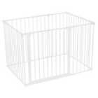 Safetots Premium Multi Panel Play Den, 72Cm X 105Cm, White, 70Cm High, Baby Playpen, Play Den For Toddlers, Large Playpen