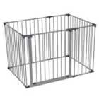 Safetots Premium Multi Panel Play Den, 72Cm X 105Cm, Grey, 70Cm High, Baby Playpen, Play Den For Toddlers, Large Playpen