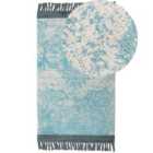 Beliani Rug AKARSU Blue 80x150 cm Viscose
