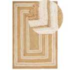 Beliani Rug ELMALI Beige 200x300 cm Jute