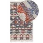 Beliani Rug KALFA Multicolour 80x150 cm Jute