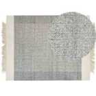 Beliani Rug TATLISU Grey 160x230 cm Wool