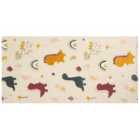Beliani Kids Rug TIOP Multicolour 80x150 cm Cotton