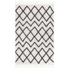 Beliani Rug ELDES Beige 160x230 cm Cotton