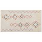 Beliani Rug GUWAHATI Beige 80x150 cm Cotton