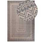 Beliani Rug BAGLAR Grey 200x300 cm Jute
