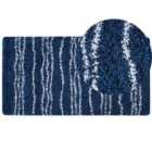 Beliani Shaggy Rug TASHIR Blue 80x150 cm