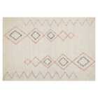 Beliani Rug GUWAHATI Beige 140x200 cm Cotton