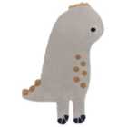 Beliani Kids Rug DINO Grey 100x160 cm Wool