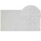 Beliani Faux Fur Rug THATTA Light Grey 80x150 cm