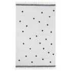 Beliani Kids Rug LAZA Off-White 140x200 cm Cotton