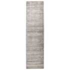Beliani Rug GESI II Light Grey 80x300 cm Viscose