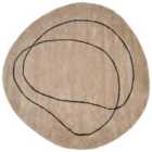 Beliani Rug DIGRI Beige ? 200 cm Viscose