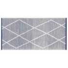 Beliani Rug SYNOPA Blue 80x150 cm Cotton