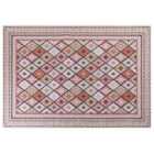 Beliani Rug ANADAG Red 160x230 cm Cotton
