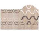 Beliani Rug SOGUT Beige 80x150 cm Jute