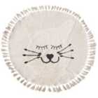 Beliani Kids Rug ETSERI Beige ? 120 cm Cotton