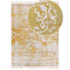 Beliani Rug BOYALI Mustard 160x230 cm Viscose